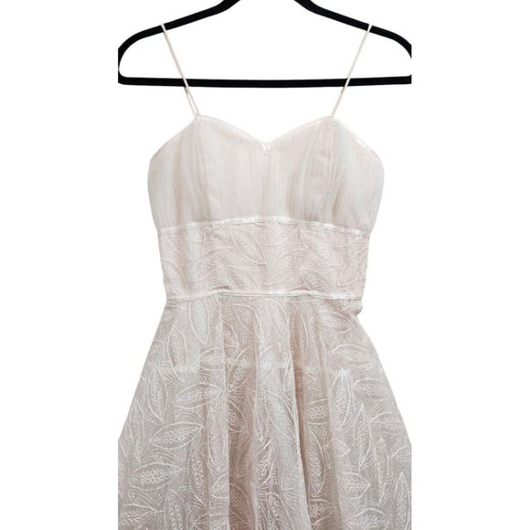 Vintage 1950s Lace & Netting Formal Cocktail Party Dress XXS - Picture 4 of 14